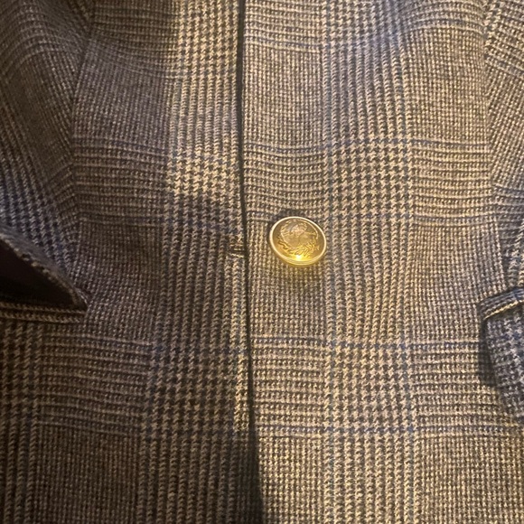 J.CREW 70% WOOL REGENT BEIJE BROWN CLASSIC BLAZER Coat LUX COZY VTG - Picture 14 of 16